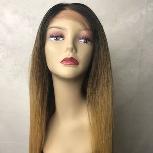 30 Inch Human/Synthetic Mixed Tones Wig (360)